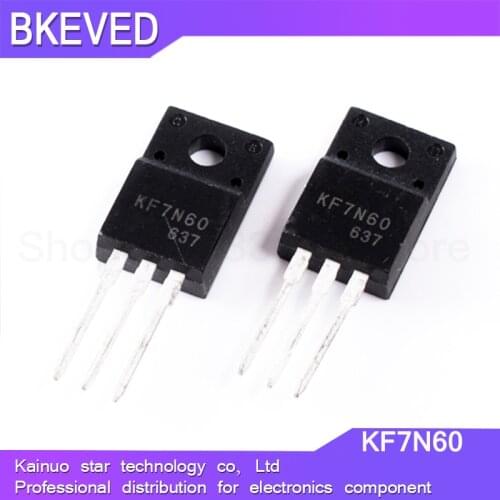 10PCS KF7N60 TO220 KF7N60F TO-220 7N60 TO-220F NEW