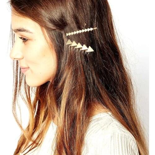 2 in 1 Set Blogger Hen Party Arrow Hair Pin Bobby Clip Head Dress Snap Barrette Comb Jewelry Gift