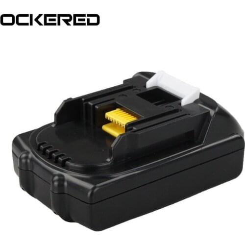 Ockered 18V 3000Ah Rechargeable Lithium Battery For Makita BL1830 BL1815 BL1860 BL1840 194205-3 Durable Power Tools Batteries