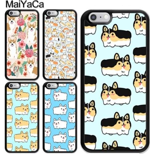 Cartoon Welsh Corgi Dog Case Case For iPhone 12 Mini 11 Pro MAX X XR XS MAX SE 2020 6S 7 8 Plus 5s Cover