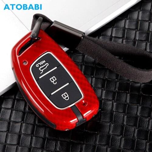 Zinc Alloy+Silicone Car Key Cover For For Hyundai Elantra GT IX35 Santa Fe Tucson Creta Sonata Accent Smart Remote Control Case