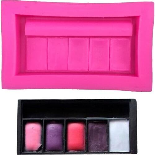 Dressing case Shaped DIY fondant cake silicone moulds chocolate accessories for cupcake decoration kitchen Baking tools FT-0065