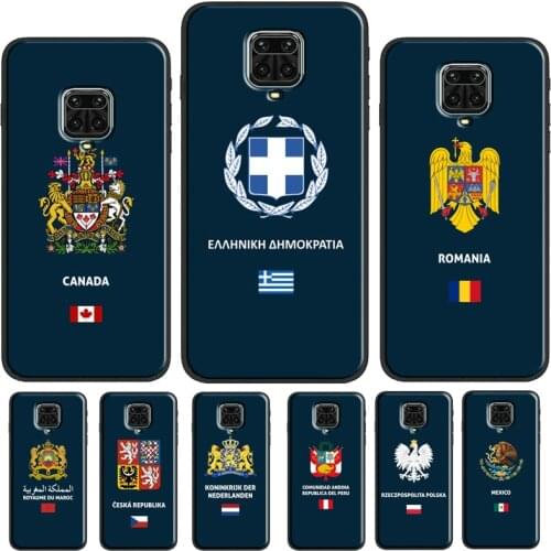Greece Poland Venezuela Flag TPU Case For Xiaomi Redmi Note 9 Pro Note 9S 8T 9 9C 9A Cover For Redmi Note 8 Pro Case