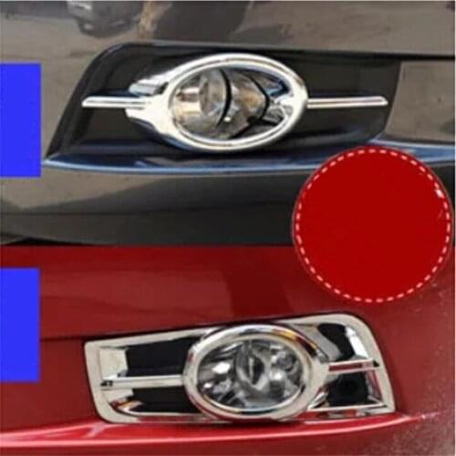 Cotochsun Car styling 2pcs/set ABS Chrome fog lamp light frame decoration case for Chevrolet chevy CRUZE 2009-2016 accessories