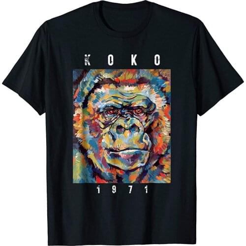 Koko Gorilla RIP 1971-2018 Master Sign Language T-Shirt
