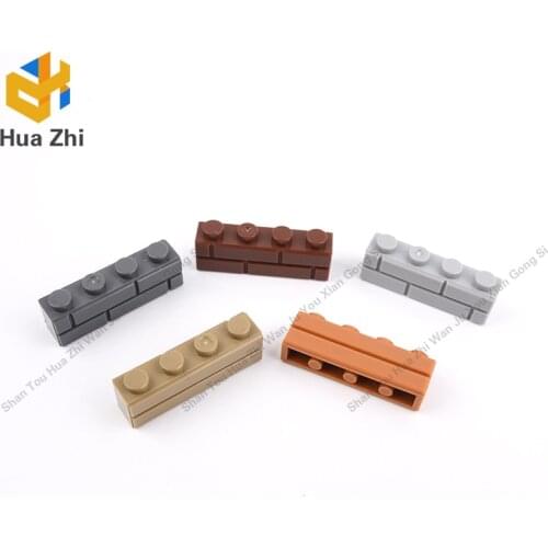 10PCS 15533 1 x 4 with Masonry Brick Profile Building Blocks Parts MOC DIY Education Build Toys Brick
