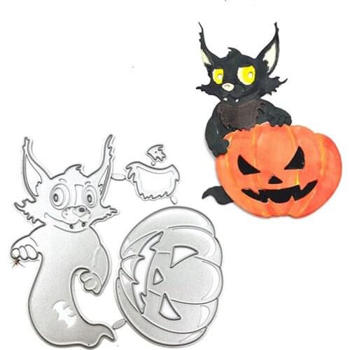 Halloween Pumpkin Metal Cutting Dies Stencil Scrapbooking DIY Album Stamp Paper