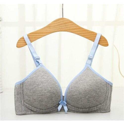 Mozhini AB Small chest Bra Cotton Student Girl lady bra Underwear Dot Push Up bra soft Comfortable Brassiere Sexy Women Bra