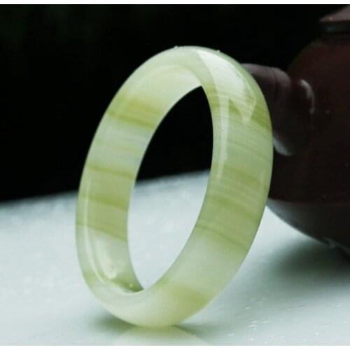 Natural Hand Carved Jade Bracelet Fashion Jewelry Womens Bracelets Round Bangle for Charm Jewelry Fashion Accessories