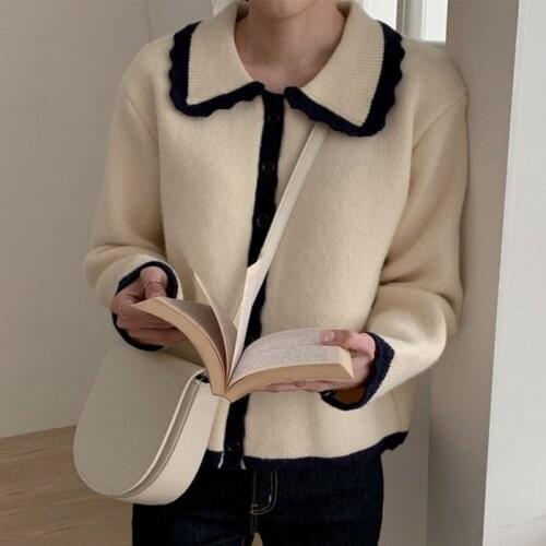 Fall 2021 Women Clothing Oversize Womens Sweaters Autumn Vintage Loose Winter Sweater Knitted Women Cardigan Knit Button Maxi