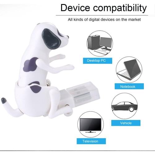 Portable Mini Cute USB Funny Humping Dog USB Flash Drive Dog Swing Buttock When Using Novelty USB2.0 for Office Worker Gift