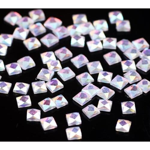 Prajna Square Hotfix Strass Rhinestone For Clothing Wedding Nail Arts Thermomix Rhinestones Crafts Crystals Handwork Decoration