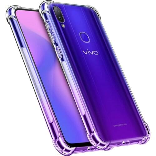 Transparent Silicon Case for vivo v11i for vivo v11 in India 6.3" for vivo Z3i for vivo Z3 Anti-knock Phone cover Cases