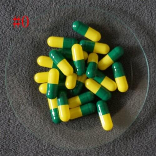 0# 2000pcs 0 Size High Quality Hard Gelatin Empty Capsules, DIY Hollow Gelatin Container Capsules ,Joined or Separated Capsules