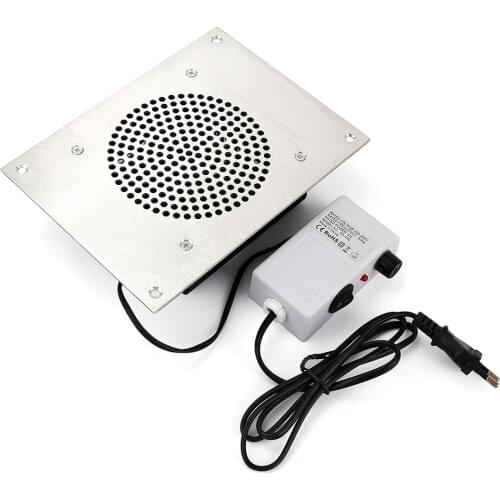 23W Nail suction Dust Collector Machine Vacuum Cleaner with 2 bags Salon Tool, Nail table draft fan