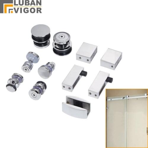 304 stainless steel shower glass sliding door Full set of accessories,hanging rail door parts,Shower room hardware accessories