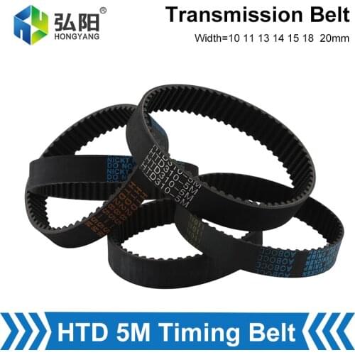 HTD 5M Timing Belt Width 10 11 13 14 15 18 20 30mm Open Pulley Rack And Pinion Drive For CNC / Cutting/Laser Machine