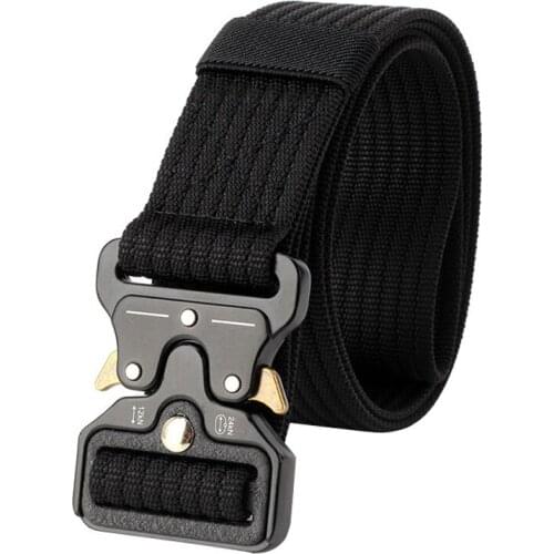 New Unisex Tactics belt high quality Multifunction Alloy Insert buckle Men belt sport casual Men and Women cowboy belt