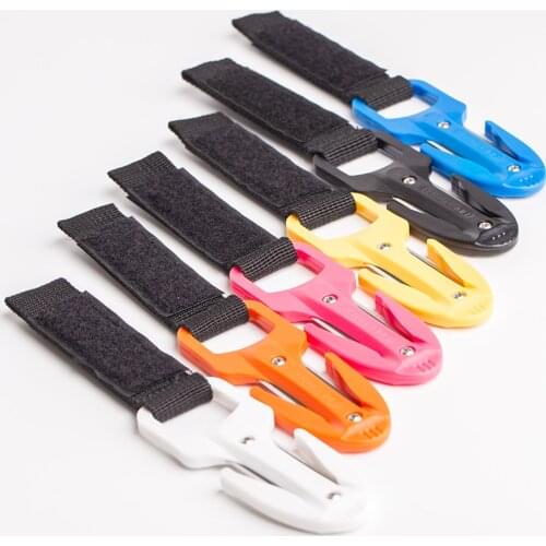 Fishing Line Cutter Scuba Diving Cable Cutter Scuba Dive Knife with Blades Pouch Diving Accessories