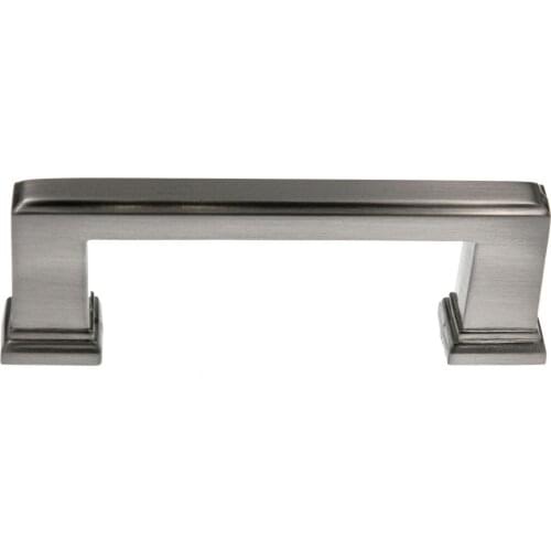Satin Nickel Cabinet Handle Pull, 3 Inch, 3 3/4 Inch (96mm)