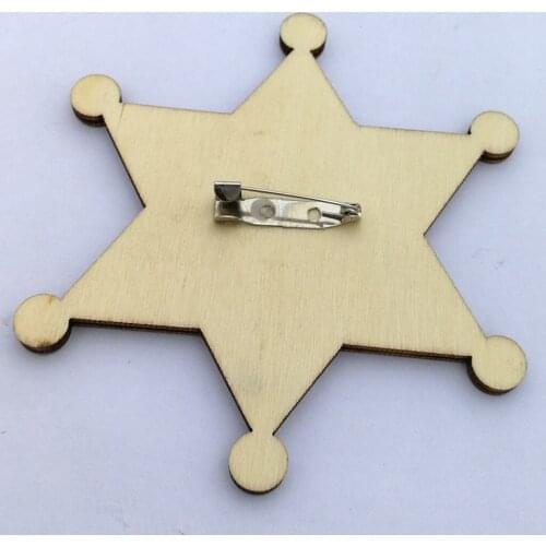 Wedding Accessories, Safety Badge Bearer Badge Star Shape Brooch