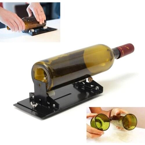 Handy Glasses Accessories Tool Square Bottle Cutting Tool With Accessories Wine Bottles Cutter Fix Square Bottle Cutting Machine