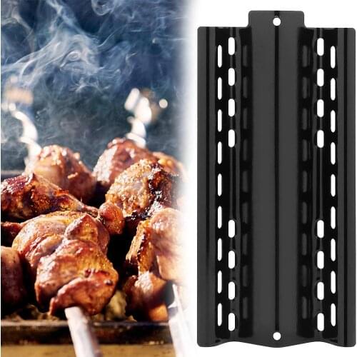 2Pcs 400mm /476mm Universal Hot Plate Extendable Porcelain Coated Grill Heat Plate Shield Burner Cover Outdoor Camping Supplies