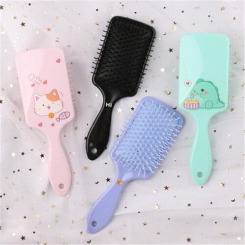 Air Bag Massage Comb Straight ABS Square Hair Brush Head Anti-static Smooth Styling Tools Escova De Cabelo Cut Hair Comb