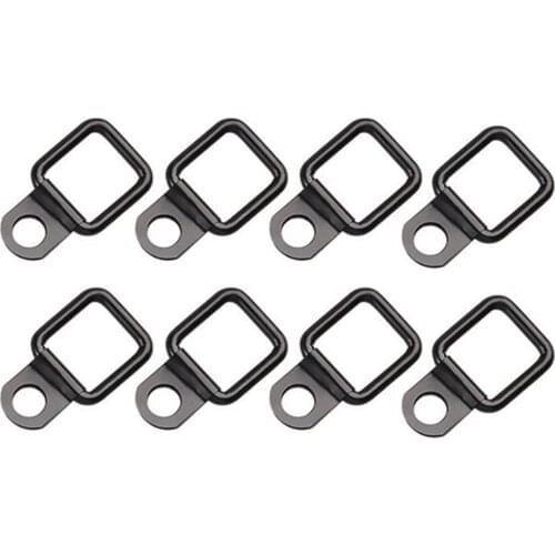 8pcs Iron D Rings Trunk Cargo Hardware Quick Release Car Interior Tie Downs Anchors Portable Practical Anti Rust For Jeep