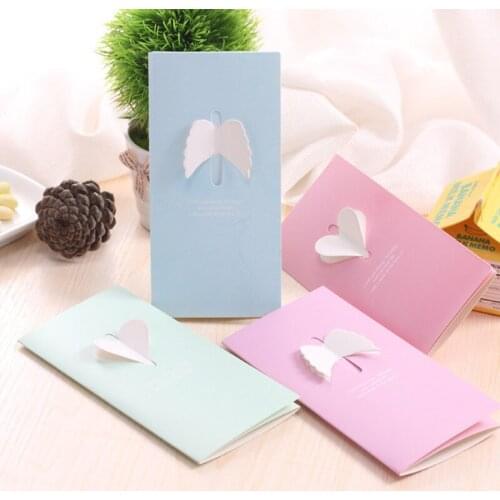10Pcs/Bag Three-dimensional Bowknot Greeting Card Wedding Invitations Card Valentines Day Gift Christmas Party Thank You Cards