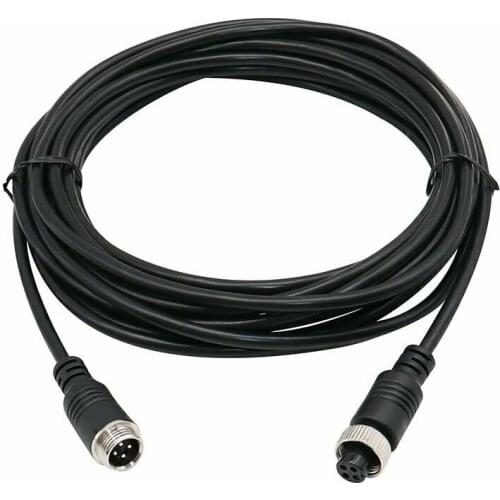 4 Pin Car Video Extension Cable Aviation Male to Female Plug Vehicle 5M