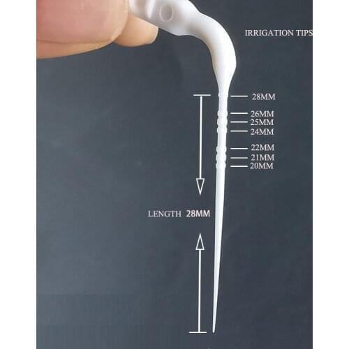 50pcs/10bags Dental Endodontics Tips Root Canal Treatment Air Scaler Handpiece Irrigation Needle Tips