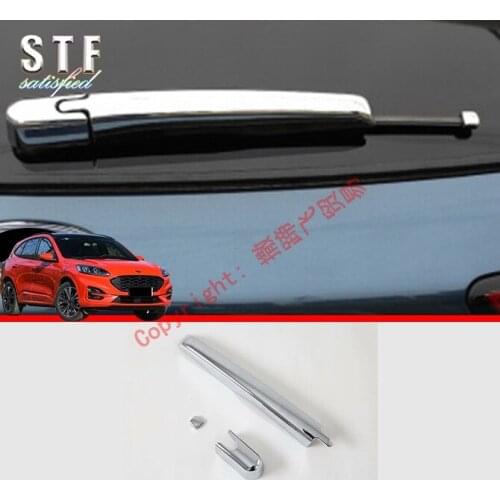 ABS Chrome Rear Window Wiper Nozzle Cover Trim For Ford Kuga Escape 2020 2021