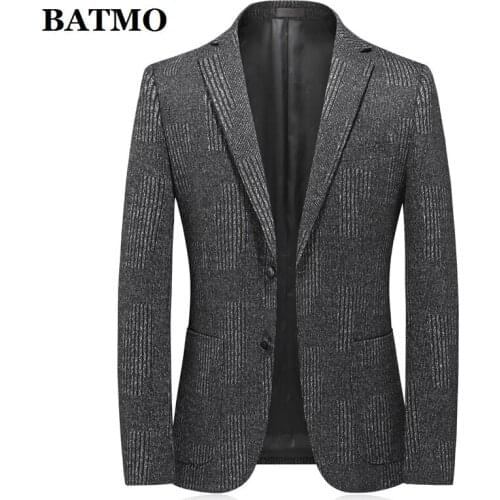 BATMO 2020 new arrival autumn casual blazer men,mens casual jackets,plus-size M-4XL 566