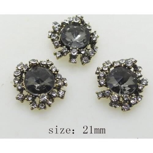 Shiny High-grade Crystal Button Sewing Decorative Button DIY Clothing Button Jewelry Making Buckle Creative Handicraft