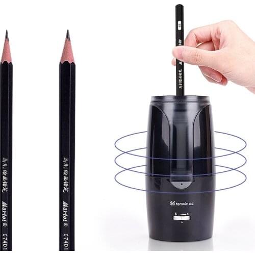 Large Automatic Electric Pencil Sharpener Heavy Duty Stationery For Colored Pencils Mechanical USB For Children Artists