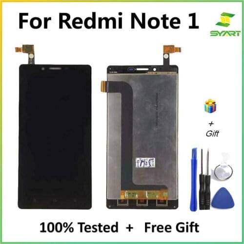 For Xiaomi Redmi Note 1 LCD Display + Touch Screen Digitizer Assembly Replacement Parts For Hongmi Note1 3G 4G 5.5'' LCDs Screen