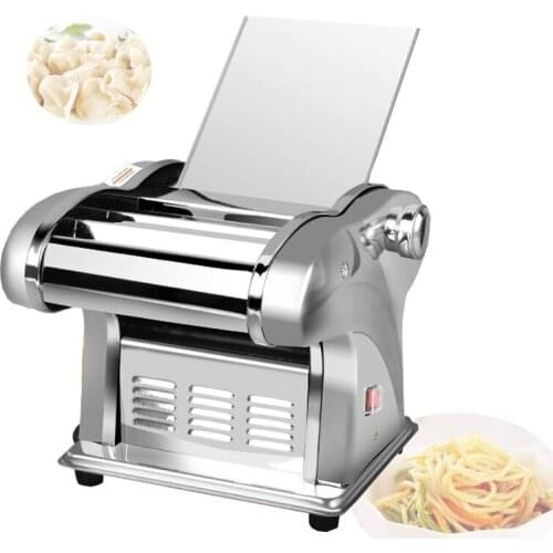 220V Electric Noodle Press Machine Pasta Maker Small Home Use Stainless Steel Dough Cutter Dumplings Roller Noodles