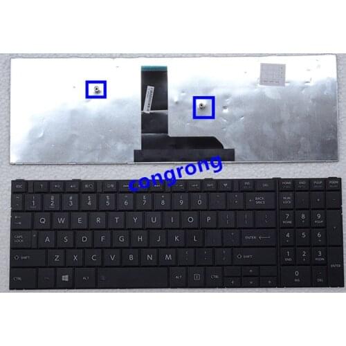 Laptop US Keyboard For TOSHIBA Satellite C50-B C50D-B C55-B C55D-B C50A-B BLACK Win8 PN:9Z.NBDSC.001 VA0SC