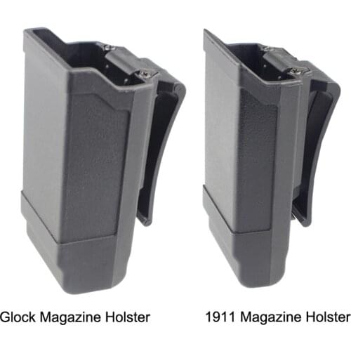 CQC Magazine Holster Tactical Gun Mag Holder for Glock 17 19 18 or 1911 Caliber Magazine Hunting Accessories Mag Pouch