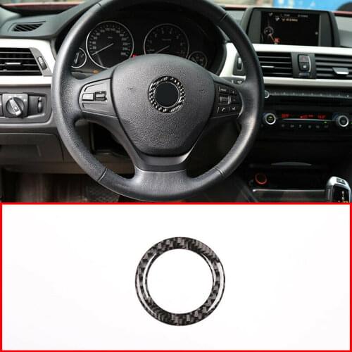 Carbon Fiber Steering Wheel Deco Ring for BMW 3 4 Serie F30 F32 F33 F36 2013-19