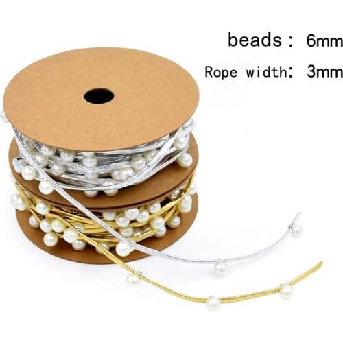 3m/roll Leather rope Beads Ribbons Christmas Wedding Festival Party Decoration DIY Bow Card Gifts Cake Wrapping Handmade Sewing