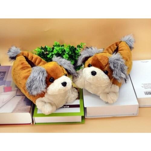 Dog anime fur slippers timber land shoes men women winter slippers Custom slippers Home House Slippers Children indoor