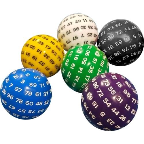 100 Sides Polyhedral Dice D100 Multi Sided Acrylic Dices For Table Board Game For Leisure Time