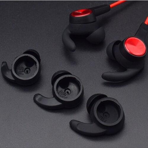 Earbuds Cover In-Ear Tips Soft Silicone Skin Earpiece Ear Hook Buds Replacement for Huawei Honor AM61 Sports Bluetooth Headset
