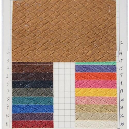 Straw mat Grain leather fabric 100% high quality waterproof synthetic PVC leather material factory wholesale free shipping