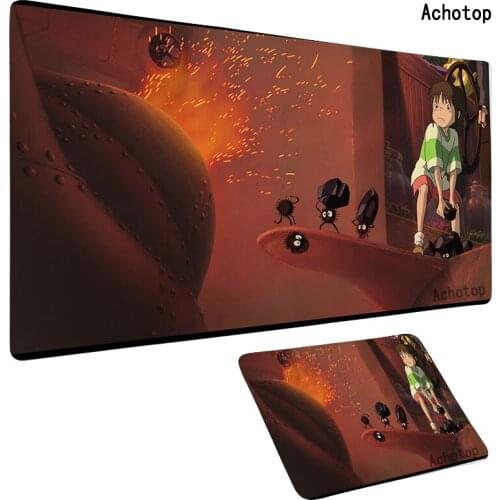 Spirited Away XXL Large Computer Anime Mouse Pad 800X300 MousePad Laptop Desk Keyboard Pad Table Mat for Playing Games PC Gamer