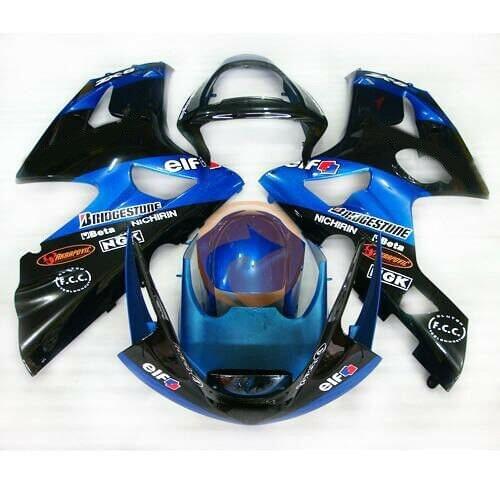 Wotefusi For 03 04 ZX 6R Ninja Injection Mold ABS Racing Bodywork Fairing