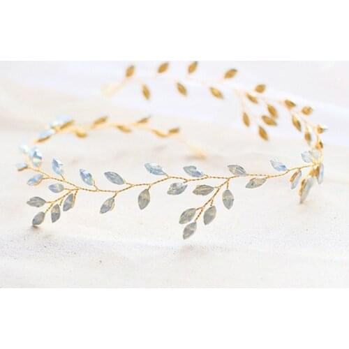 Handmade Pearl Wedding Hair Accessories Hairbands Bride Headband Crown And Tiaras Bridal Hair Accessories Hairbands Jewelry