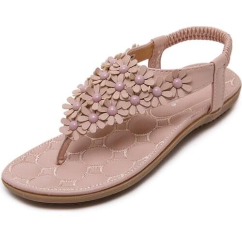 Roman Women Sandals Summer 2021 Fashion Solid Elastic Band Sandals Women Shoes Casual Beach Shoes Sandalias De Mujer